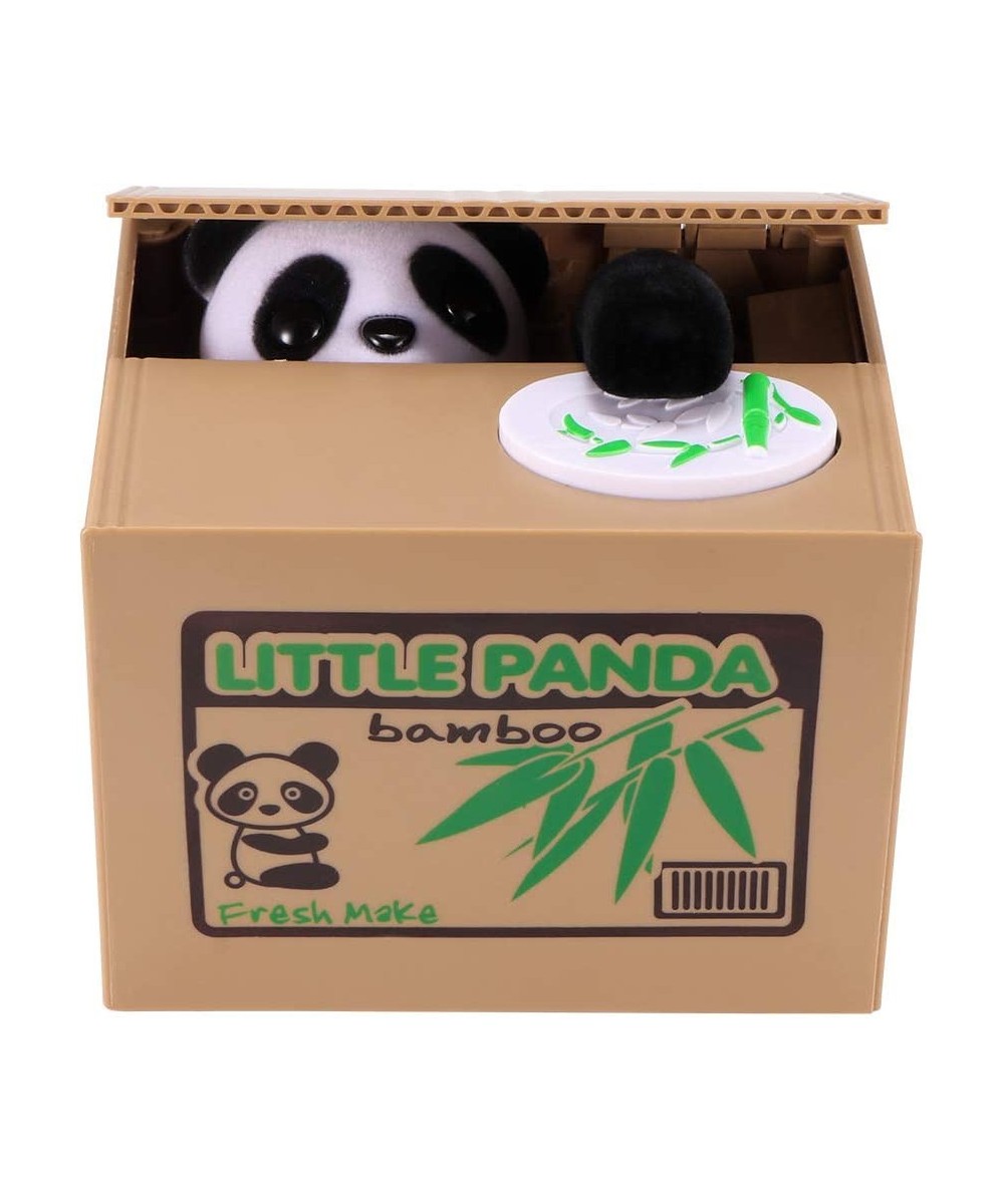 Stealing Piggy Bank Automatic Stole Coin Piggy Bank Money Saving Box Coin Bank (Panda) $25.48 Kids' Money Banks