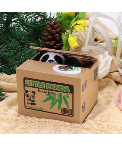 Stealing Piggy Bank Automatic Stole Coin Piggy Bank Money Saving Box Coin Bank (Panda) $25.48 Kids' Money Banks