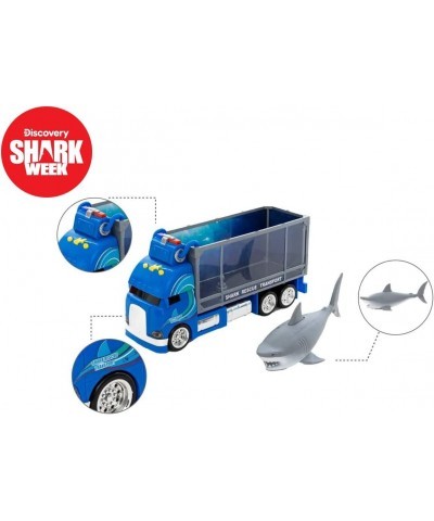 Discovery - Rescue Transport Truck Toy Playset for Kids Includes Moving Toy Truck with Lights and Sounds Great White Shark Ta...