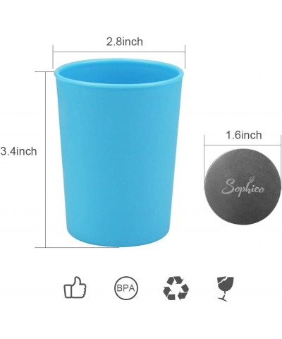 Magnetic Hanging Cups for Toddlers Kids and Adults Hanging Plastic Cup on Fridge or Watercooler for Independent Drinkers (MIX...