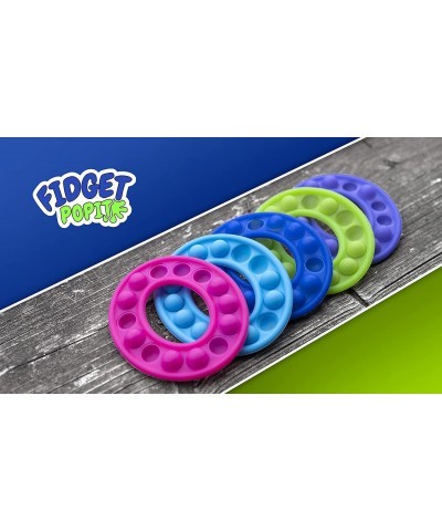 Pop It Fidget Toy (5 Pack) Sensory Push Bubble Circle Pop Its for Stress Relief/ Anxiety/ ADHD/ Autism Popit for Adults and K...