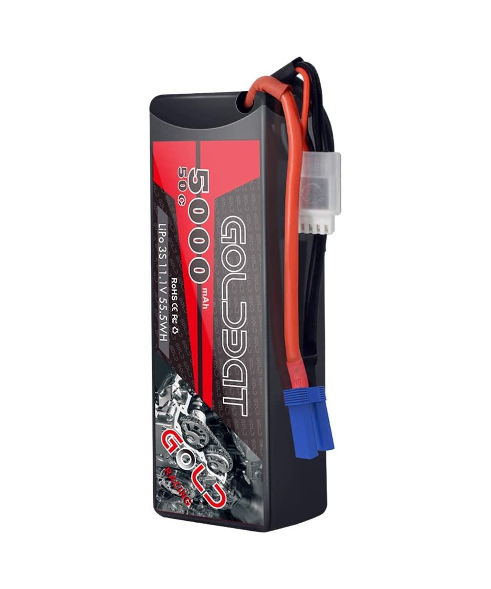 5000mAh 3S 11.1V 50C LiPo RC Battery Pack Hard Case with EC5 Connector for E-maxx Axial RC Car Truck Buggy Truggy (1 Pack) $4...