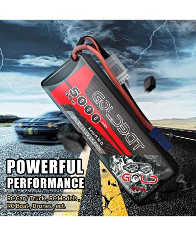 5000mAh 3S 11.1V 50C LiPo RC Battery Pack Hard Case with EC5 Connector for E-maxx Axial RC Car Truck Buggy Truggy (1 Pack) $4...