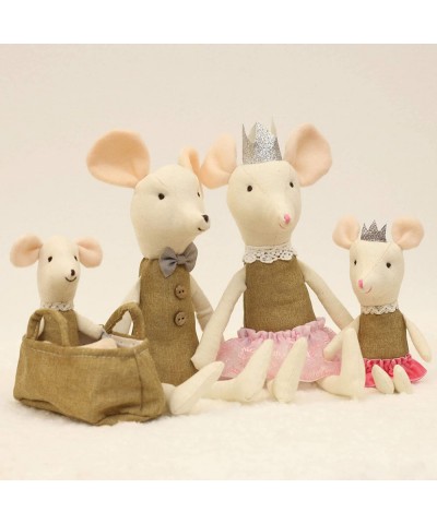 Mouse Family Dolls Stuffed Animal Toy Birthday Gift Mini Plush Toy Brown $81.73 Stuffed Animals & Teddy Bears