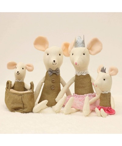 Mouse Family Dolls Stuffed Animal Toy Birthday Gift Mini Plush Toy Brown $81.73 Stuffed Animals & Teddy Bears