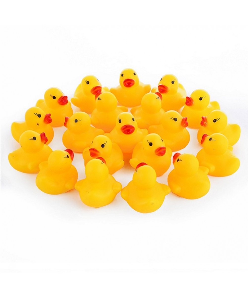 Bill&Candy 40pcs Yellow Ducks Baby Bath Tub Bathing Rubber Squeaky Toys (40pcs) $28.13 Bathtub Toys