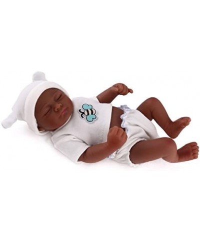 Mini 10inch Black Cute Truly Alive Newborn African American Baby Dolls Silicone Full Body Washable for Girl $42.42 Dolls