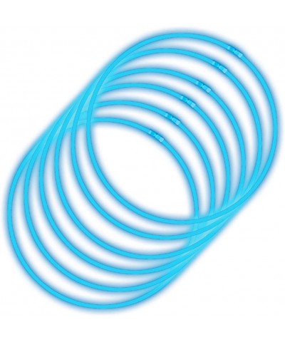 Glow Sticks Bulk 100ct 22'' Glow Necklaces with Connectors for Party Festivals Raves Birthday Wedding Blue $60.85 Kids' Party...