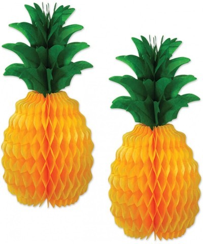 2 Piece Tissue Pineapples Luau Centerpiece Party Decorations 12" Yellow/Green $15.90 Kids' Party Decorations