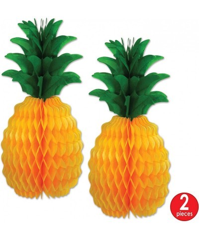 2 Piece Tissue Pineapples Luau Centerpiece Party Decorations 12" Yellow/Green $15.90 Kids' Party Decorations