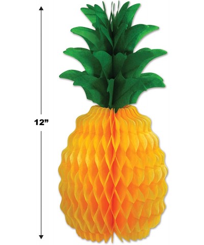 2 Piece Tissue Pineapples Luau Centerpiece Party Decorations 12" Yellow/Green $15.90 Kids' Party Decorations