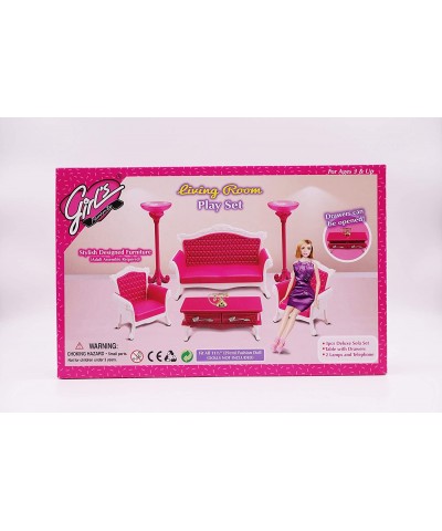 Girl's Favorite/Gloria Living Room Play Set Doll Furniture (No. 3017) $44.55 Dollhouse Accessories