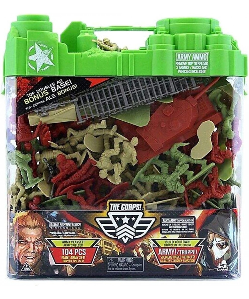 The Corps! 104 Piece Tub( Military/ Toys & Games/ Pre-School/ Birthday ) $55.53 Play Figure Playsets