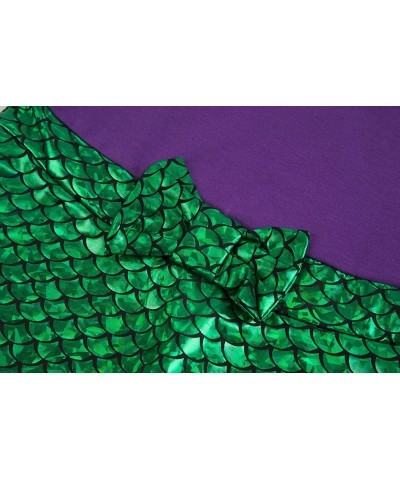 Green Little Girl Mermaid Princess Costume Sequins Party Dress $46.17 Kids' Costumes