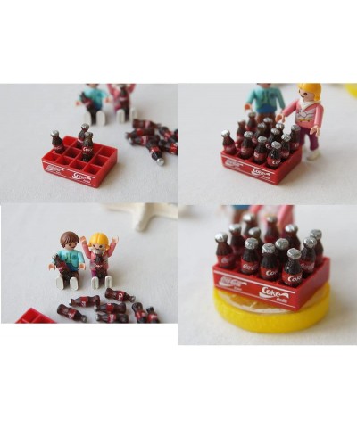 Miniature Set 1:12 Scale Soda Beverage Can Coffee Mug Cup Cola Dollhouse Decoration (Coke 12 Bottles) $31.18 Dollhouse Access...