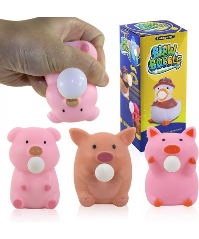 Squeeze Toy Cute Pig Squishy Toys 3 Pack Fidget Toys for Kids and Adults Squishies for Autism ADHD and Quitting Bad Habits No...