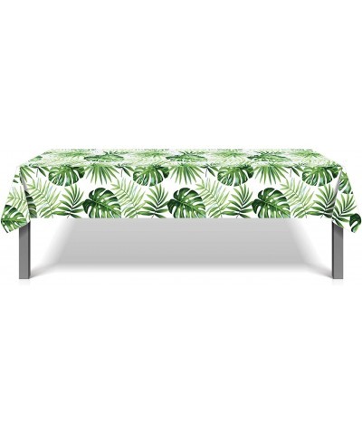 Hawaiian Luau Table Covers 3 Pack Hawaiian Luau Tablecloths Disposable Plastic Rectangular Table Coverings Aloha Tropical Pal...