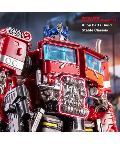 Car Robot Toys Deformation Robot Toy Alloy Deformed Car Robot Toys Optimus Action Figure with Weapon for Boy (Optimus Prime) ...