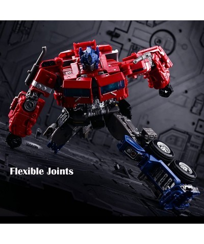 Car Robot Toys Deformation Robot Toy Alloy Deformed Car Robot Toys Optimus Action Figure with Weapon for Boy (Optimus Prime) ...