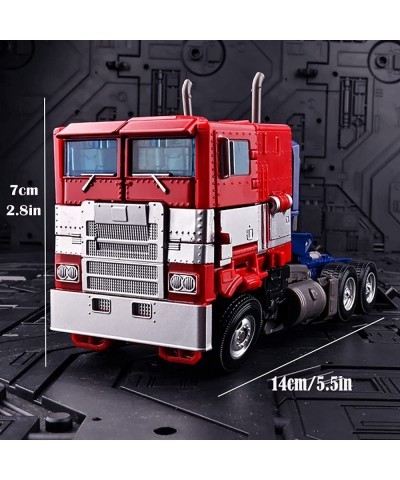 Car Robot Toys Deformation Robot Toy Alloy Deformed Car Robot Toys Optimus Action Figure with Weapon for Boy (Optimus Prime) ...