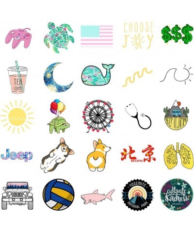 Girl's Cute Water Bottle Stickers 50 PCS Waterproof Aesthetic Laptop Stickers for Teens Kids $13.23 Kids' Stickers