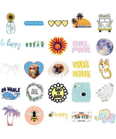 Girl's Cute Water Bottle Stickers 50 PCS Waterproof Aesthetic Laptop Stickers for Teens Kids $13.23 Kids' Stickers