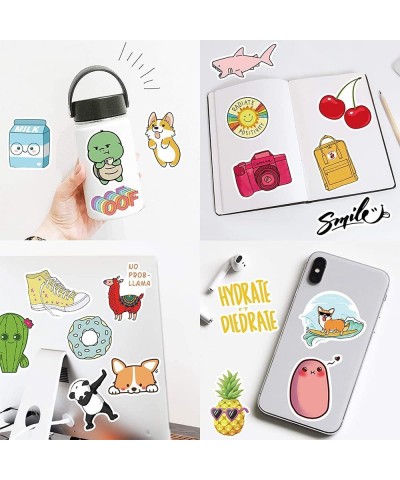 Girl's Cute Water Bottle Stickers 50 PCS Waterproof Aesthetic Laptop Stickers for Teens Kids $13.23 Kids' Stickers