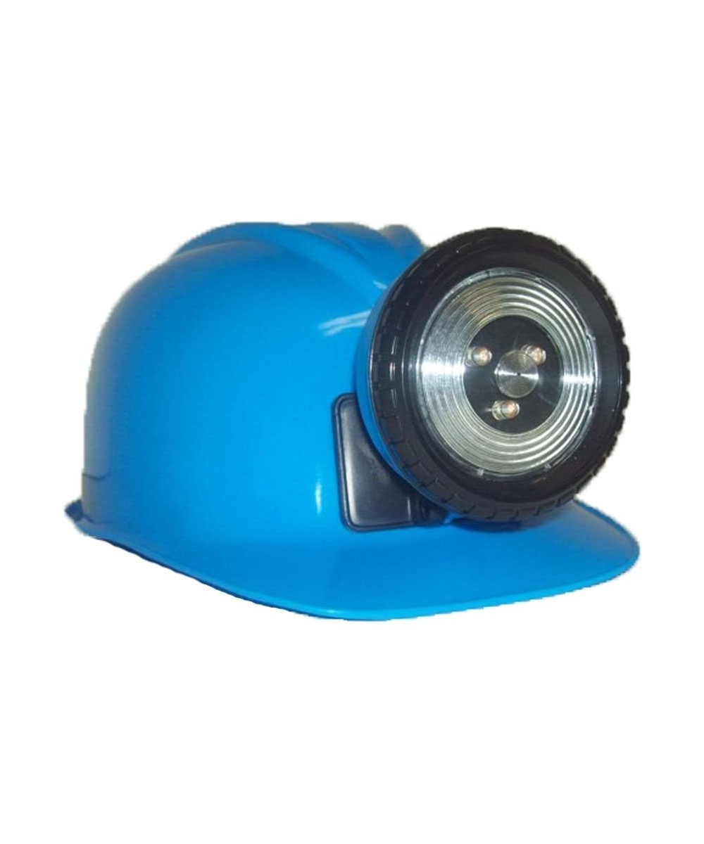 Childrens Construction Lighted Miner Hard Hat Bright Blue $49.25 Kids' Dress-Up Accessories