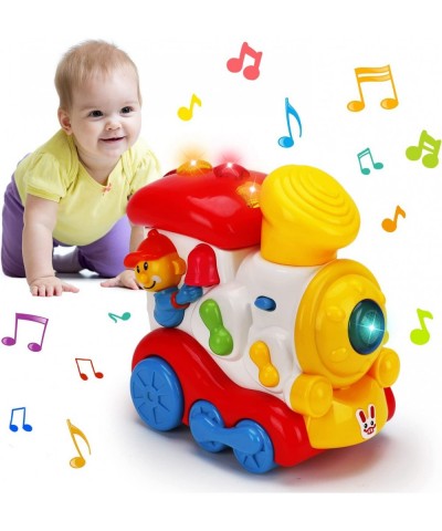 Baby Musical Train Toys 6 to 12 Months Push and Go Crawling Toys for Babies Light Up Infant Toys 3-6 7 8 9 10 12-18 Month Old...