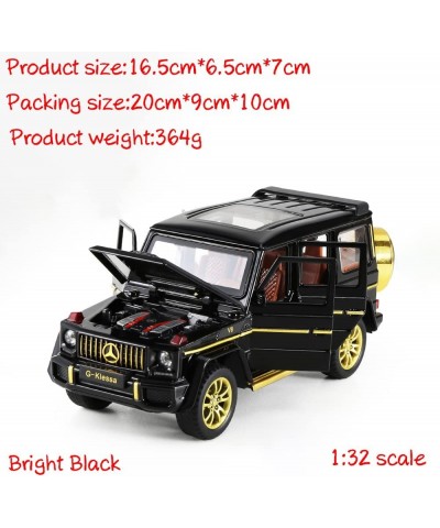 Alloy Collectible Black Benz G63 AMG Toy Vehicle Pull Back Die-Cast Car Model with Lights and Sound $44.35 Kids' Play Cars & ...