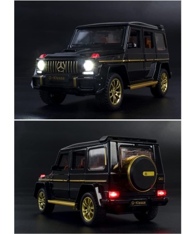 Alloy Collectible Black Benz G63 AMG Toy Vehicle Pull Back Die-Cast Car Model with Lights and Sound $44.35 Kids' Play Cars & ...