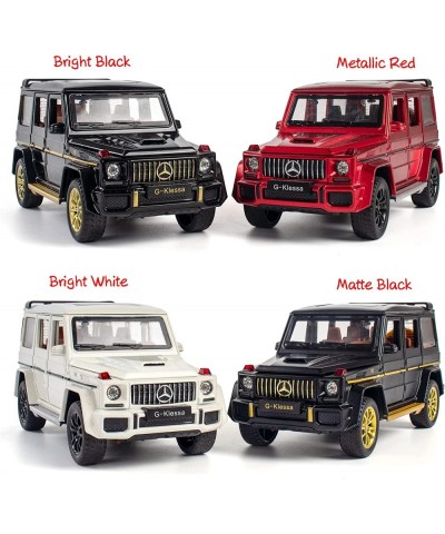 Alloy Collectible Black Benz G63 AMG Toy Vehicle Pull Back Die-Cast Car Model with Lights and Sound $44.35 Kids' Play Cars & ...