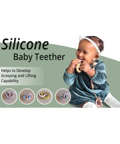 Oliver and Sage Silicone Baby Teether | Rattle For Babies | Teething Toy |Teething Relief $34.94 Baby Teether Toys