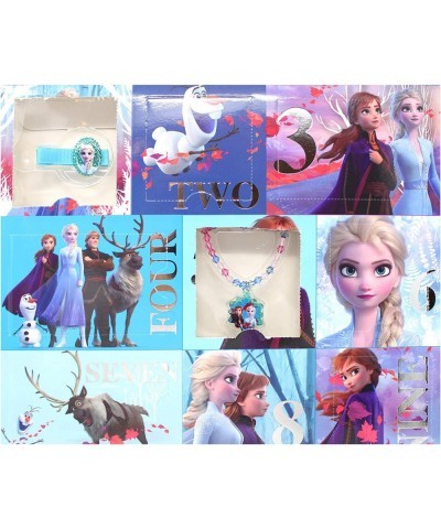 Frozen 2 Girls 12-Day Hair Accessory and Toy Jewelry Box Set with Snap Clips Necklace Bracelet and Ring $32.75 Kids' Dress-Up...