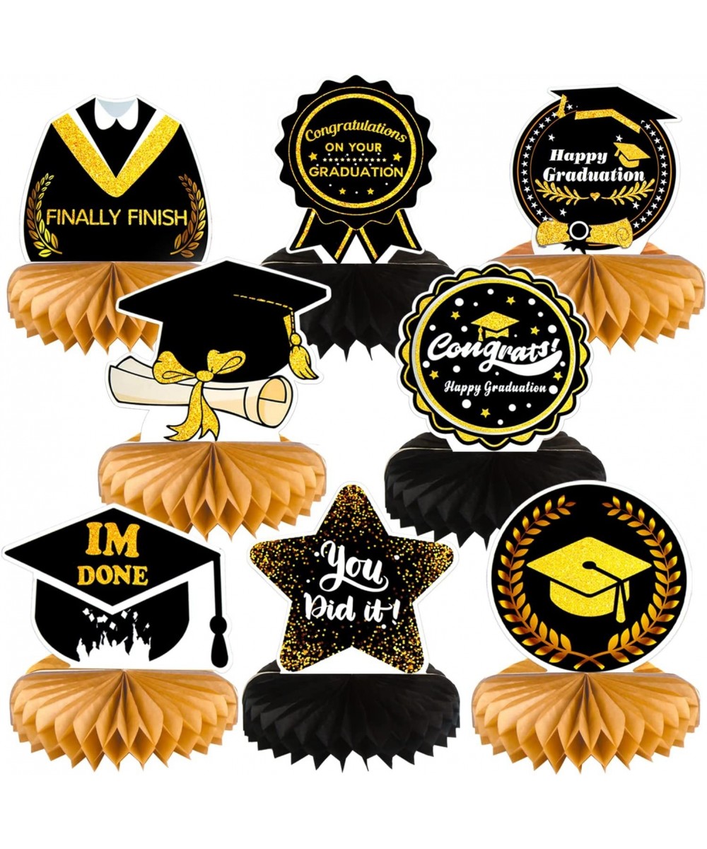 2022 Graduation Table Centerpiece Congrats Grad Honeycomb Centerpiece Table Topper for Graduation Party Decoration Supply $17...