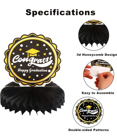 2022 Graduation Table Centerpiece Congrats Grad Honeycomb Centerpiece Table Topper for Graduation Party Decoration Supply $17...