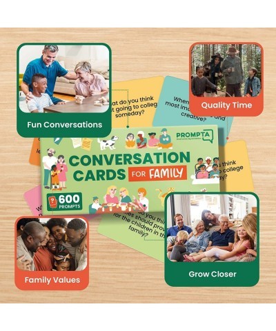 Conversation Cards for Families – Fun Card Games for Families – Get to Know Your Family with Conversation Starters Family Tim...