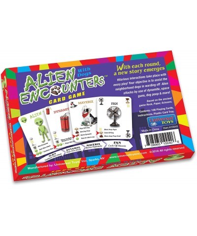 Alien Encounters with Dogs Card Game - Hilarious - Families Parties Children - Help Neighborhood Dogs in Warding Off an Alien...