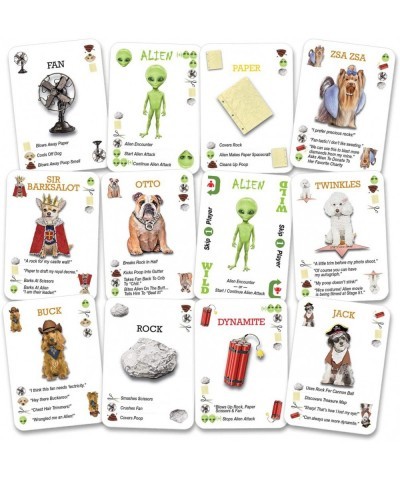 Alien Encounters with Dogs Card Game - Hilarious - Families Parties Children - Help Neighborhood Dogs in Warding Off an Alien...