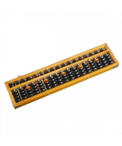 17 Digit Rods Wooden Abacus Soroban Chinese Japanese Calculator Counting Tool w/Reset Button 14" Vintage-Style $27.84 Early D...