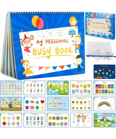 Montessori Busy Book 16+16 Themes Busy Book for Toddlers 3+ Preschool Montessori Busy Book for Kids to Develop Learning Skill...