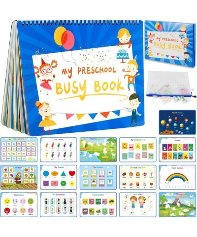 Montessori Busy Book 16+16 Themes Busy Book for Toddlers 3+ Preschool Montessori Busy Book for Kids to Develop Learning Skill...