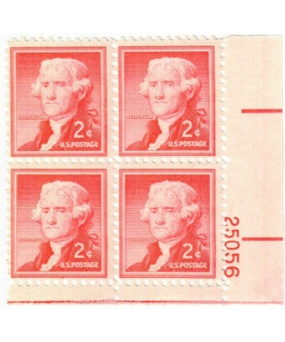 1954 Thomas Jefferson Set of 4-2 ¢ Cent US Postage Stamps New US 1033 $13.01 Collectible Postage Stamps