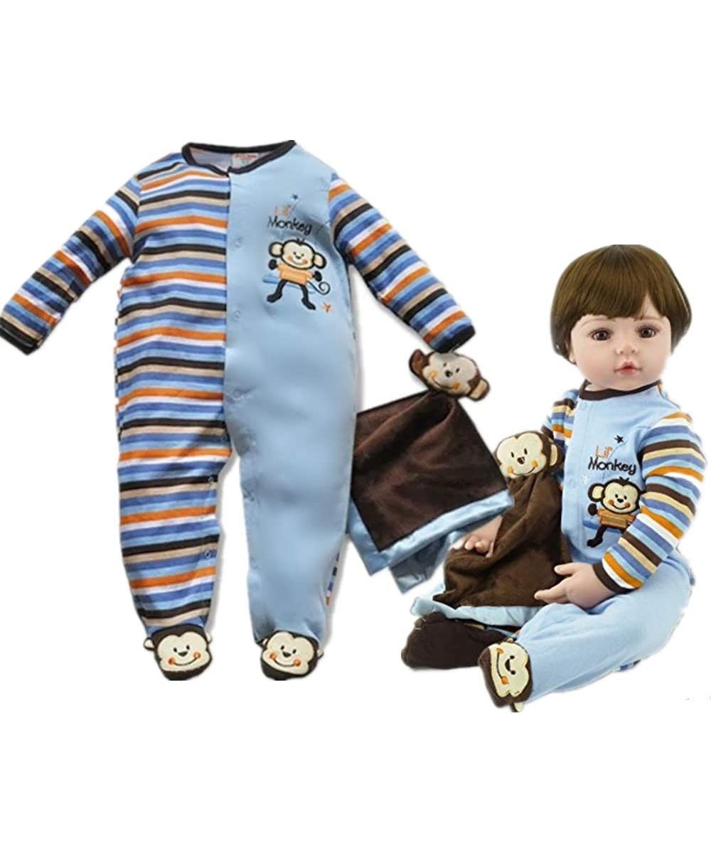 Fits 20-24 inch Reborn Baby Dolls Clothes Boy Outfit Accessories Reborn Baby Dolls Boy Newborn Doll Clothing $42.00 Doll Acce...