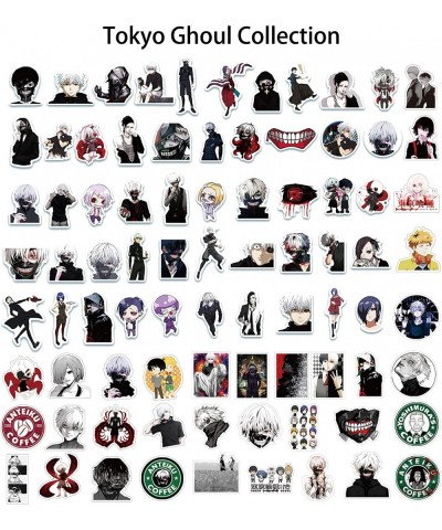 Tokyo Anime Ghoul Stickers(100pcs with Kaneki Ken Cosplay Mask )Gifts Horror mask Tokyo Anime Ghoul Merch Party Stickers for ...