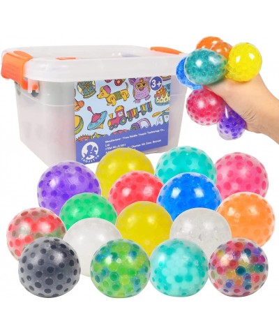 YAOJITOY 16Pack Sensory Stress Balls Set Squishy Squeeze Balls Filled with Stress Balls Alleviate Anxiety Tension and Improve...