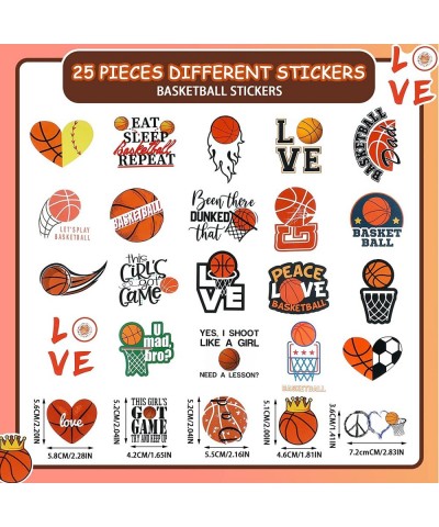 200 Pieces Basketball Stickers Waterproof Stickers Inspirational Vinyl Decals Basketball Gifts for Boys and Girls Laptop Wate...