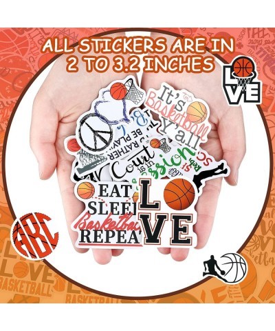 200 Pieces Basketball Stickers Waterproof Stickers Inspirational Vinyl Decals Basketball Gifts for Boys and Girls Laptop Wate...