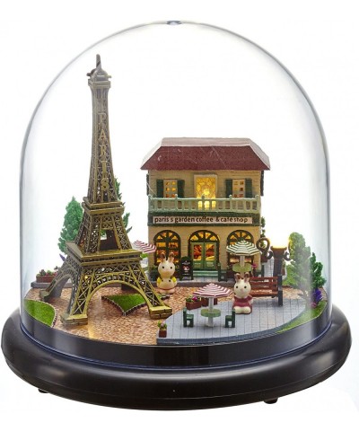 Dollhouse Miniature DIY House Kit Creative Room With Furniture and Glass Cover for Romantic Artwork Gift( Romantic Paris ) $3...