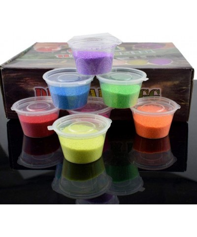 6 Pack Colorful Magic Sand - Amazing Hydrophobic Sand Space Sand Never Gets Wet Magic Sand Colored Play Sand - Gifts for Kids...